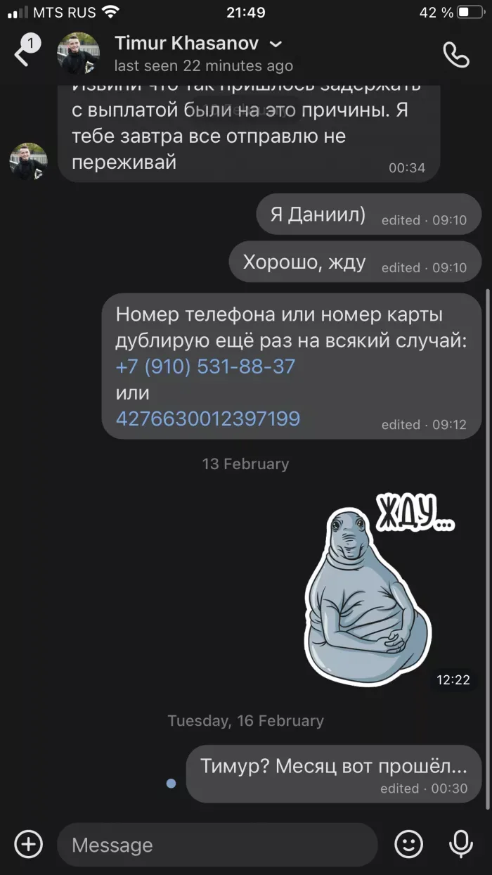 ИП Хасанов Тимур Нематович