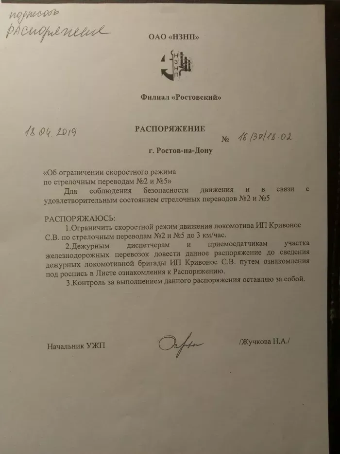 АО "НЗНП" филиал "Ростовский"