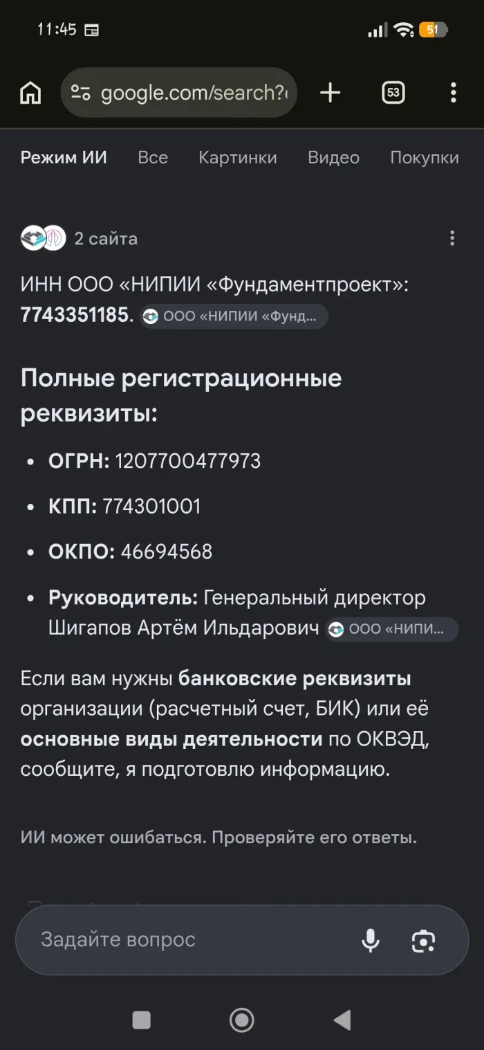 нипии фундаментпроект